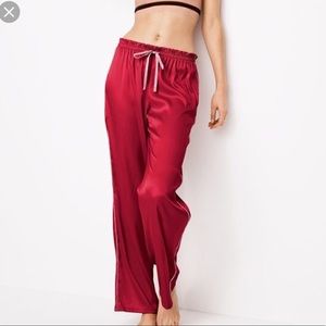 Victoria secret red pajama pants